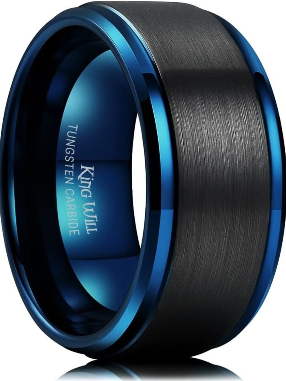 Stylish Men's Brushed Tungsten Wedding Band | Durable & Modern Design